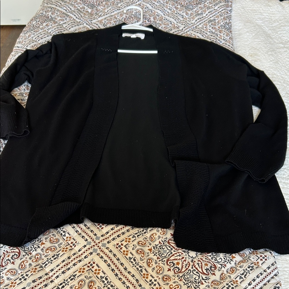 Elegant Black Women's Cardigan